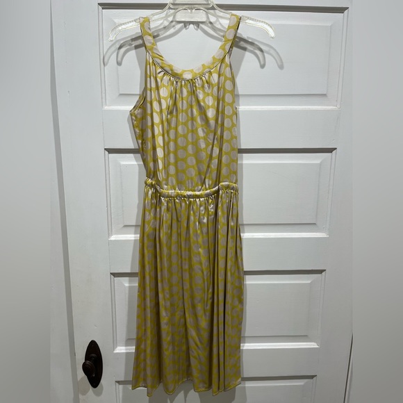 Metallic polka dot print dress. Size large. Excellent used condition. - Picture 2 of 4
